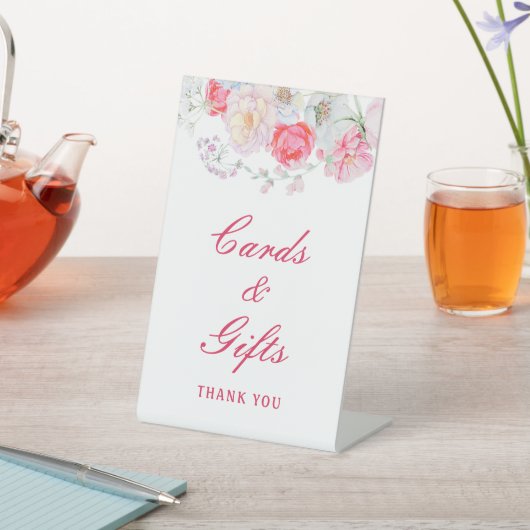 Blume und Geschenke Sockelschild (In SItu)