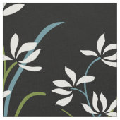 Blume und Gras Stoff (Nahaufnahme)