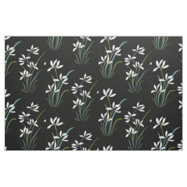 Blume und Gras Stoff