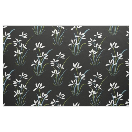 Blume und Gras Stoff (Fat Quarter (45,7 x 55,9 cm))