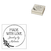 Blume und Grünpflanzen aus Liebe Gummistempel (Stempel)