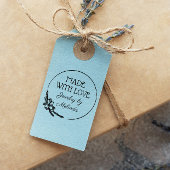 Blume und Grünpflanzen aus Liebe Gummistempel