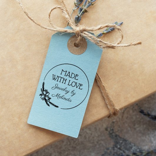 Blume und Grünpflanzen aus Liebe Gummistempel