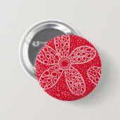 Blume und Herz Button (Vorne & Hinten)