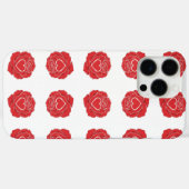 Blume und Herz für Liebe Case-Mate iPhone Hülle (Rückseite (Horizontal))