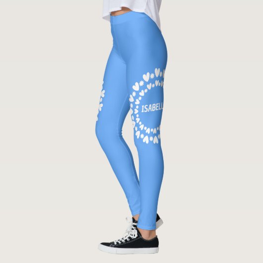 Blume und Herz Leggings (Links)