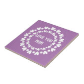 Blume und Herzname Fliese (Seite)