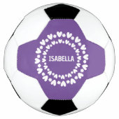 Blume und Herzname Fußball (Vorderseite)