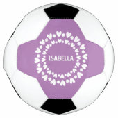 Blume und Herzname Fußball (Vorderseite)