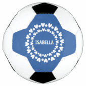 Blume und Herzname Fußball (Vorderseite)