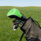 Blume und Herzname Golf Headcover (In SItu)