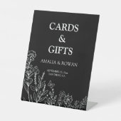 Blume und Hochzeiten Sockelschild (Vorderseite)