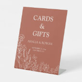 Blume und Hochzeiten Sockelschild (Vorderseite)