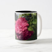 Blume und House Summer Foto Tasse (VorderseiteRechts)