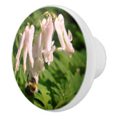 Blume und Hummel Keramikknauf (Rechts)