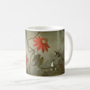 Blume und Hummingbirds von Martin J Heade Kaffeetasse