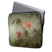 Blume und Hummingbirds von Martin J Heade Laptopschutzhülle (Vorderseite Links)