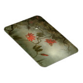 Blume und Hummingbirds von Martin J Heade Magnet (Rechte Seite)