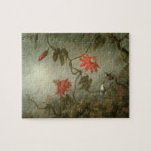 Blume und Hummingbirds von Martin J Heade Puzzle (Horizontal)