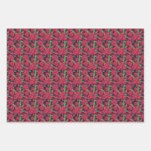 Blume und Hummingvögel Geschenkpapier Set (Vorderseite 2)