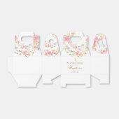 Blume und Imitate Glitzer Taufen Box Geschenkschachtel (Ungefaltet)