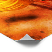 Blume und Insektenfreund Abstrakt Poster (Ecke)