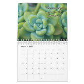 Blume- und Inspirationsquotenkalender Kalender (Mär 2027)