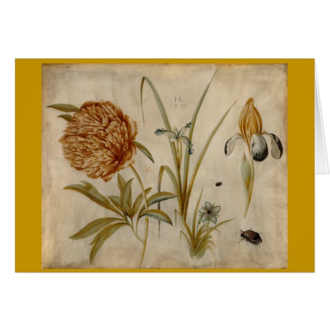 Blume und Käfer (Vorderseite (Horizontal))