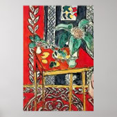 Blume und Kaffee-Cup Poster (Vorne)