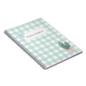 Blume und Kaktus Notizblock (Rechte Seite)