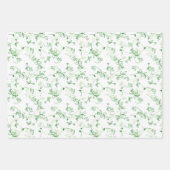 Blume und Karierte Frühjahrsversammlung Geschenkpapier Set (Vorderseite)