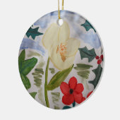 Blume und Keramik Keramik Ornament (Links)