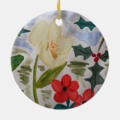 Blume und Keramik Keramik Ornament (Hinten)