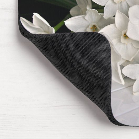 Blume und Klaviermousepad Mousepad (Ecke)