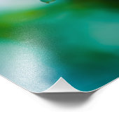 Blume und Knospen Fotodruck (Ecke)