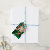 Blume und Knospen Geschenkanhänger (Mit Garn)