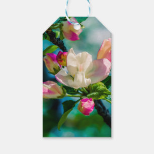 Blume und Knospen Geschenkanhänger
