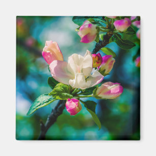 Blume und Knospen Magnet