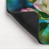 Blume und Knospen Mousepad (Ecke)