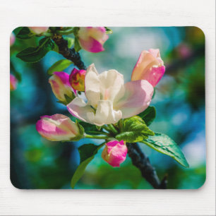 Blume und Knospen Mousepad