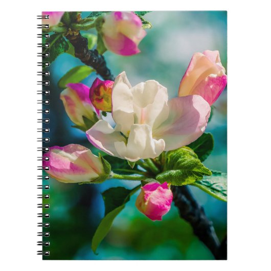 Blume und Knospen Notizblock (Vorderseite)
