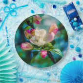 Blume und Knospen Pappteller (Party)