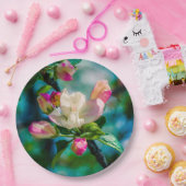 Blume und Knospen Pappteller (Party)