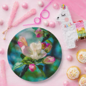 Blume und Knospen Pappteller (Party)