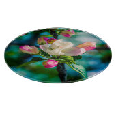 Blume und Knospen Schneidebrett (Ecke)