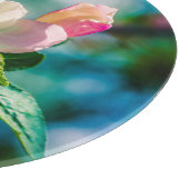 Blume und Knospen Schneidebrett (Ecke)