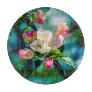 Blume und Knospen Schneidebrett