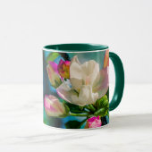 Blume und Knospen Tasse (VorderseiteRechts)