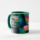 Blume und Knospen Tasse (Vorderseite Links)