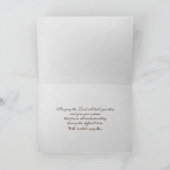 Blume und Korb mit Bibelverse Karte (Innenseite)